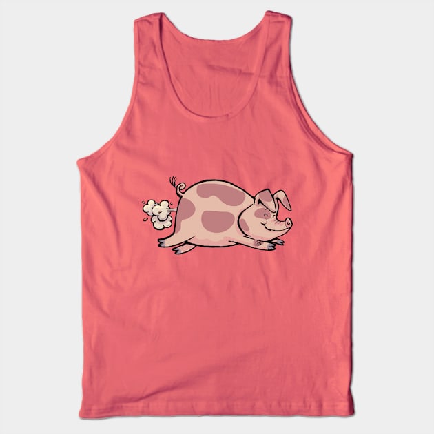 Pig in running Tank Top by duxpavlic